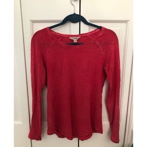 Lucky Brand | Pink long sleeve shirt, size XS